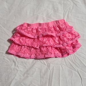 Disney Princess pink ruffled lace skirt, 2T